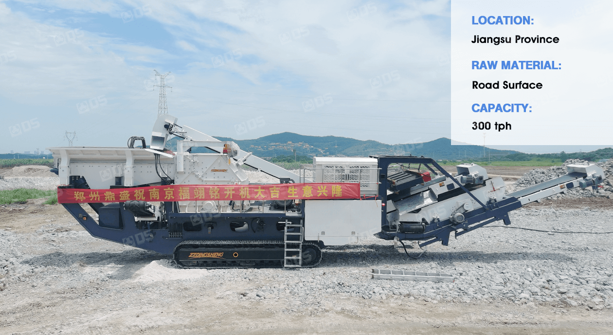 TAFS TRACKED CRUSHING AND SCREENING PLANT