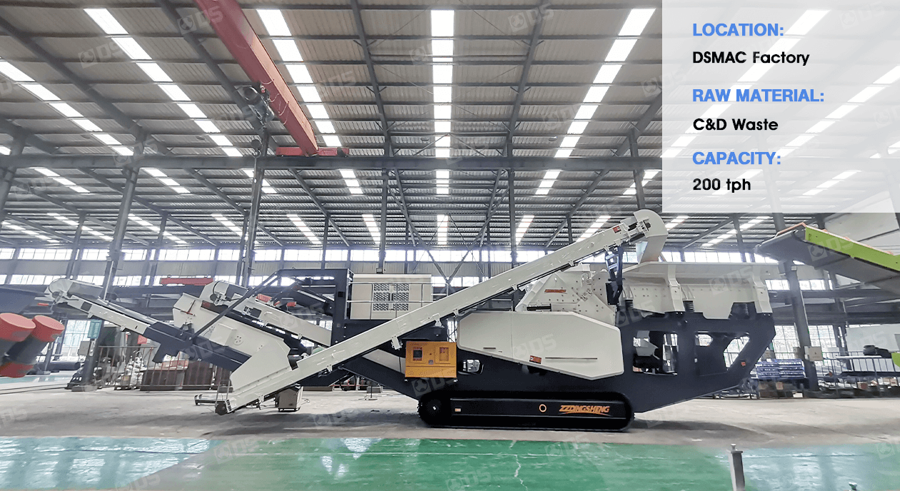 TAFS TRACKED CRUSHING AND SCREENING PLANT