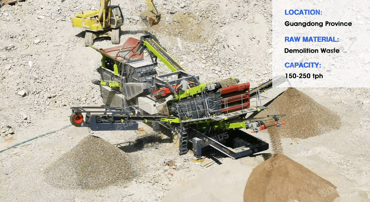 WLF MOBILE CRUSHING AND SCREENING PLANT