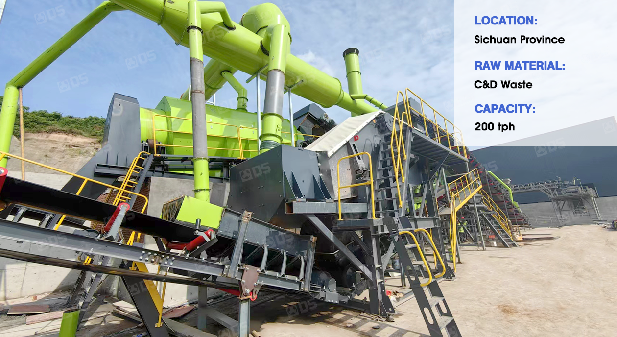 C&D waste screener