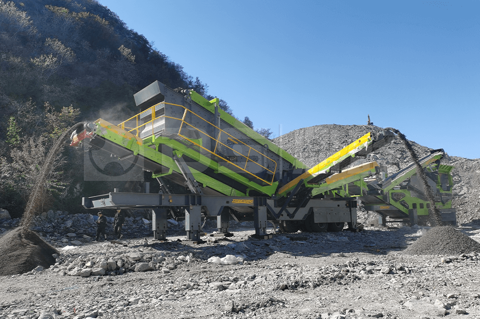 WAF mobile impact crusher