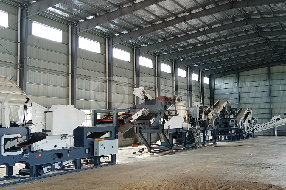 modular hard rock sand making line