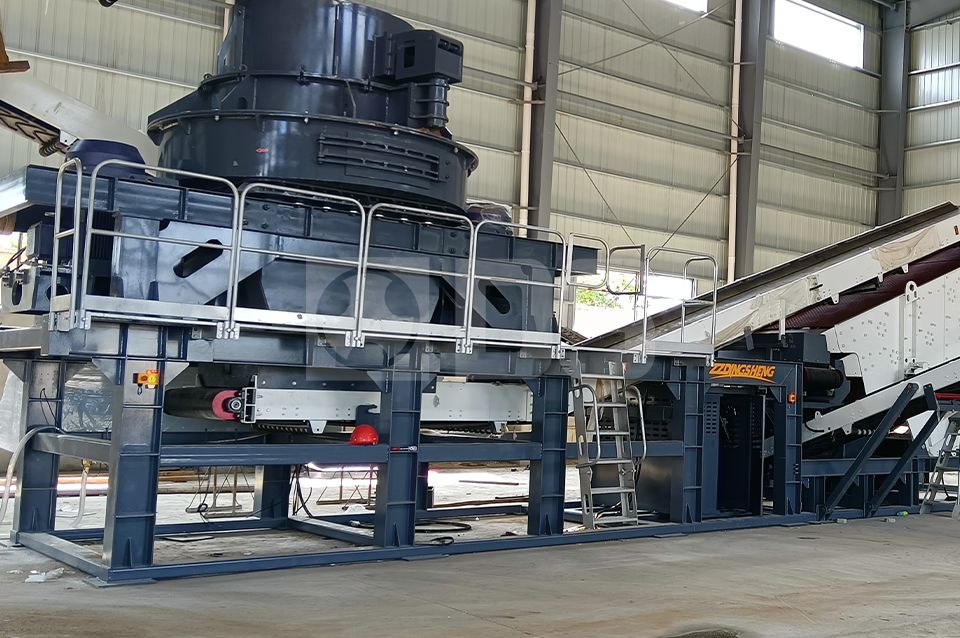 modular hard rock sand making line