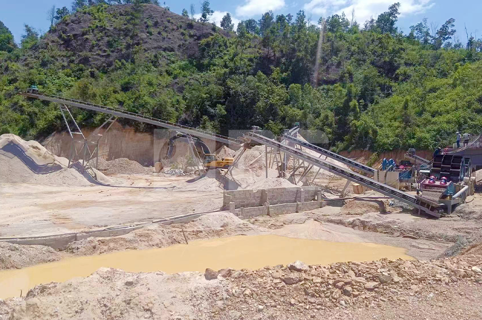 STATIONARY SAND PRODUCTION LINE