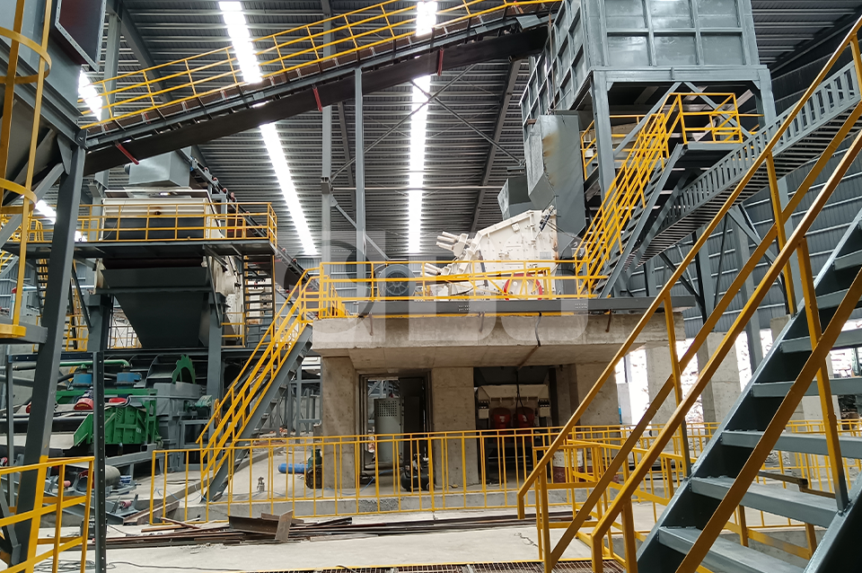 stationary granite production line