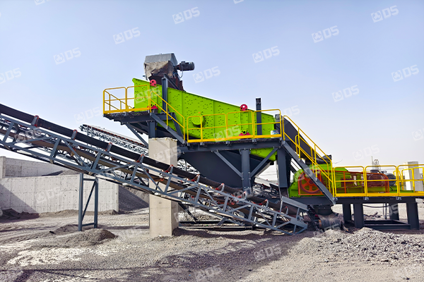 crawler impact crusher screen plant