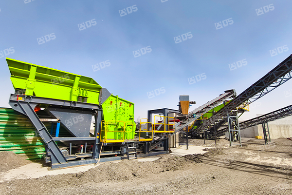 crawler impact crusher screen plant